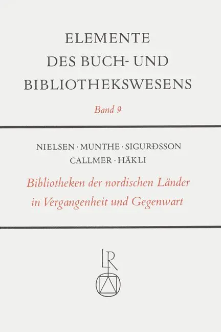 Cover: 9783882261721 | Bibliotheken der nordischen Länder in Vergangenheit und Gegenwart
