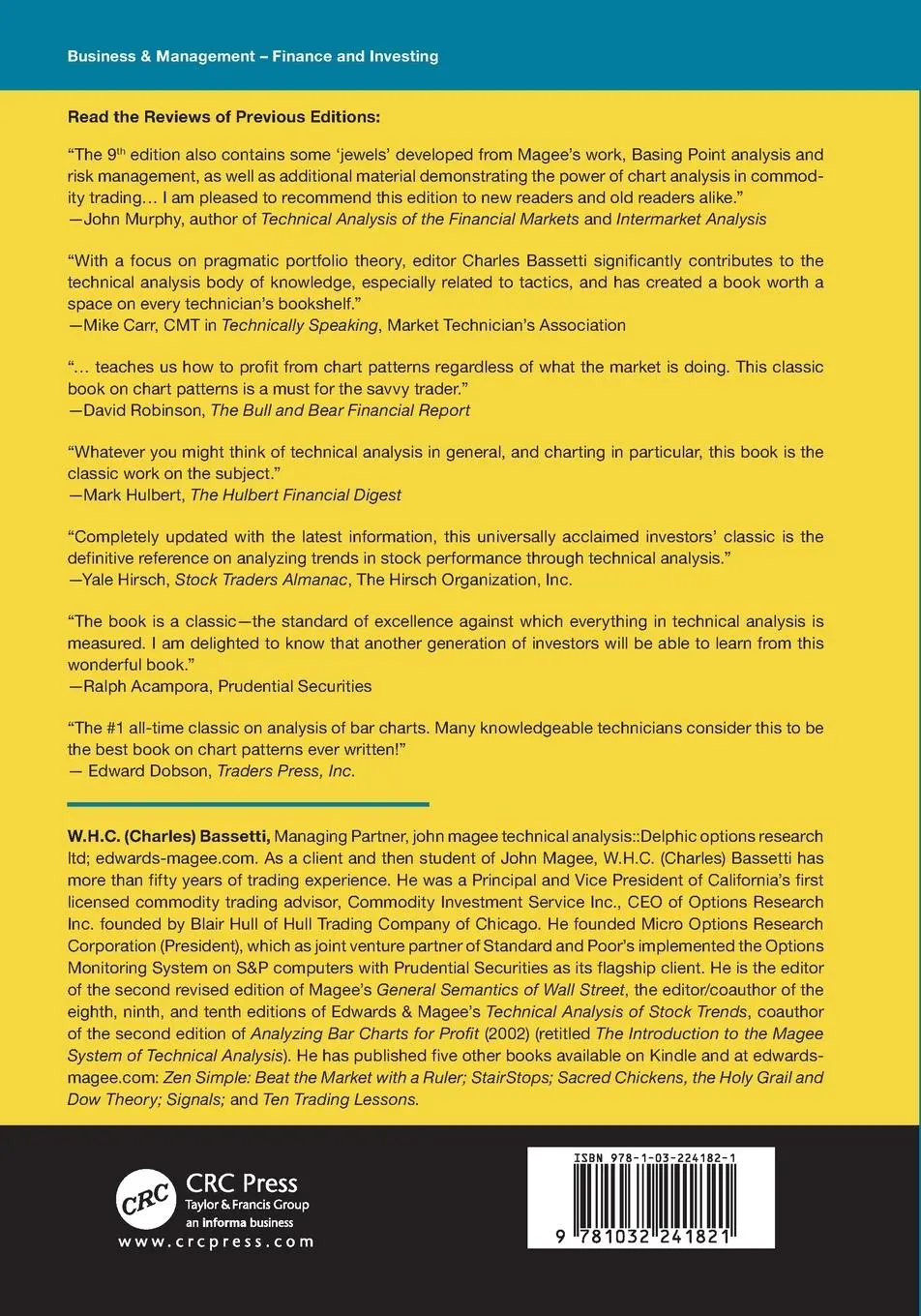 Rückseite: 9781032241821 | Technical Analysis of Stock Trends | Robert D Edwards (u. a.) | Buch