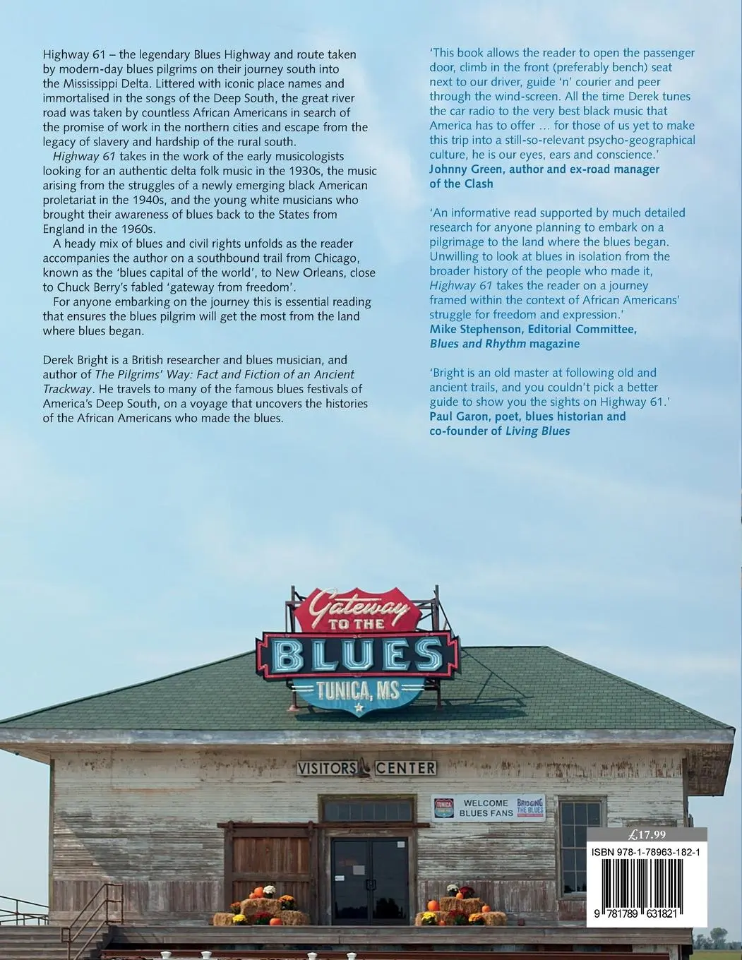 Rückseite: 9781789631821 | Highway 61 | Crossroads on the Blues Highway | Derek Bright | Buch