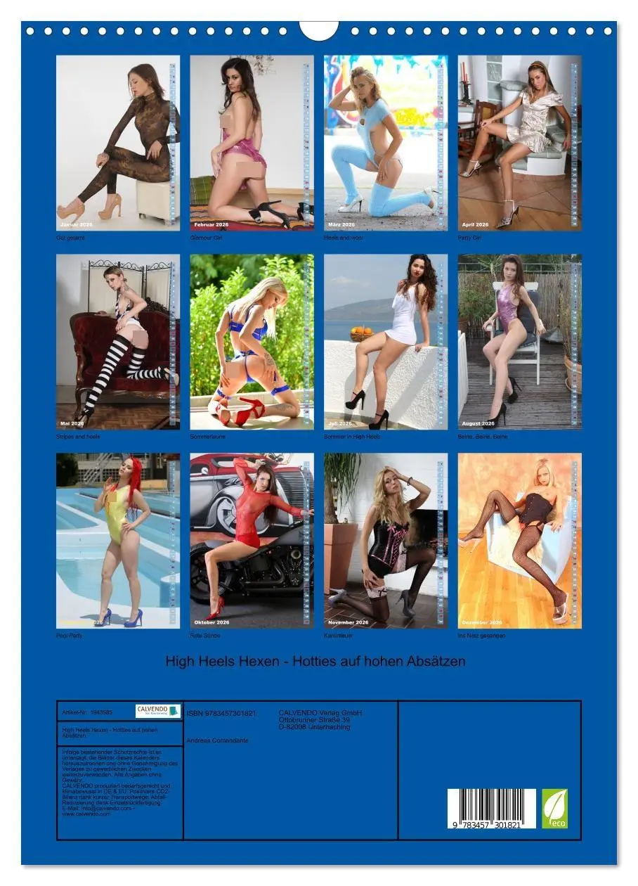 Bild: 9783457301821 | High Heels Hexen - Hotties auf hohen Absätzen (Wandkalender 2026...