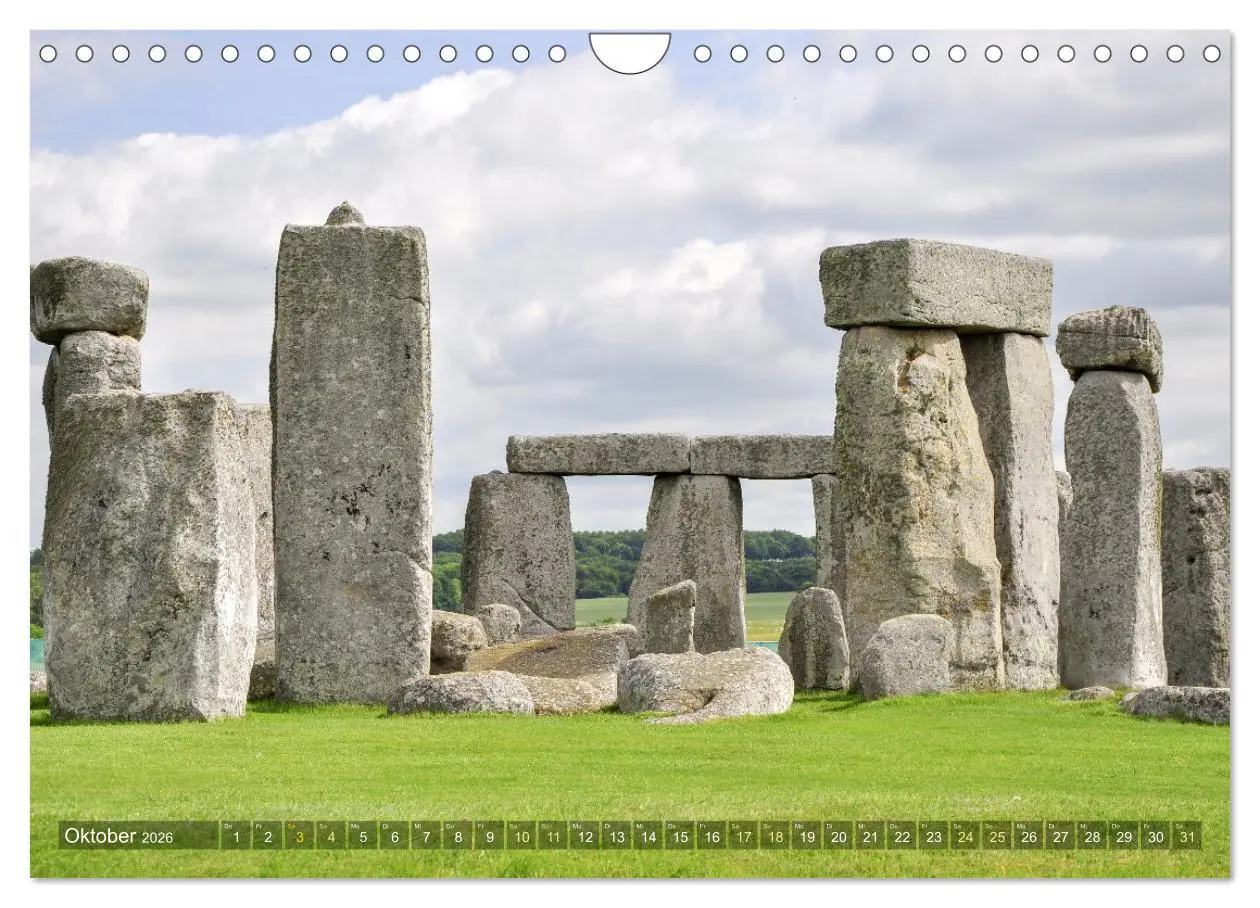 Bild: 9783457541821 | Geheimnisvolles Stonehenge (Wandkalender 2026 DIN A4 quer),...