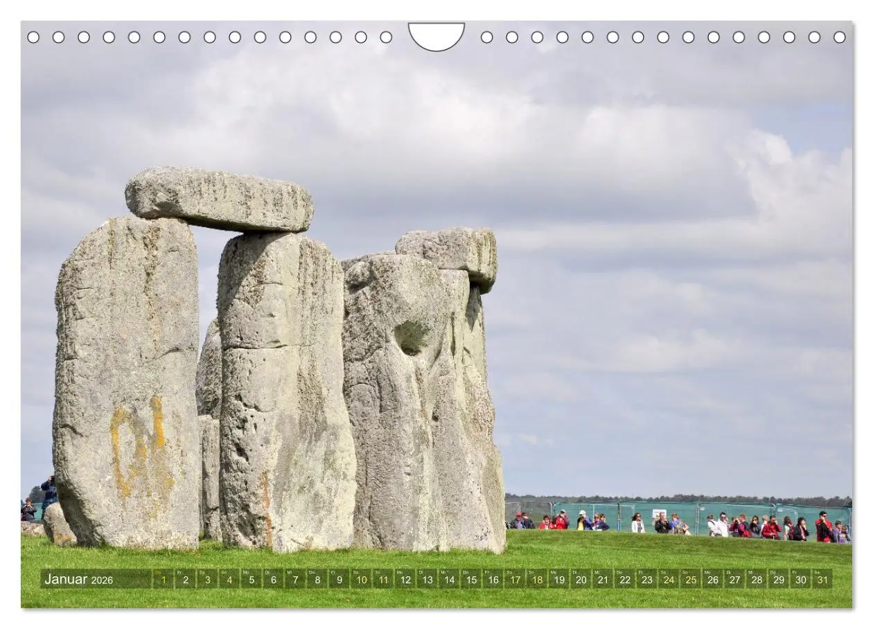 Bild: 9783457541821 | Geheimnisvolles Stonehenge (Wandkalender 2026 DIN A4 quer),...