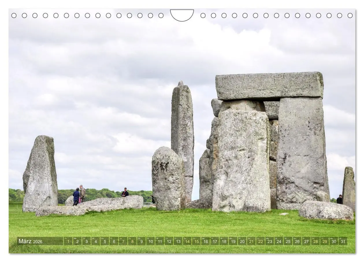 Bild: 9783457541821 | Geheimnisvolles Stonehenge (Wandkalender 2026 DIN A4 quer),...