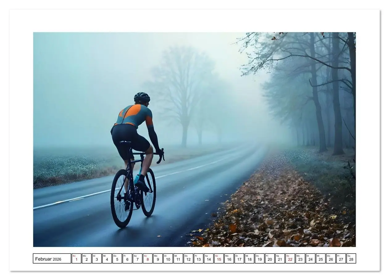 Bild: 9783516631821 | Kilometerkiller - Rennrad-Power im Jahresverlauf (Wandkalender 2026...
