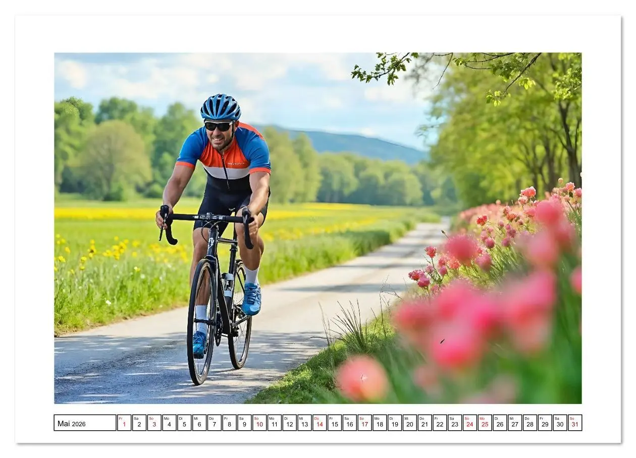 Bild: 9783516631821 | Kilometerkiller - Rennrad-Power im Jahresverlauf (Wandkalender 2026...