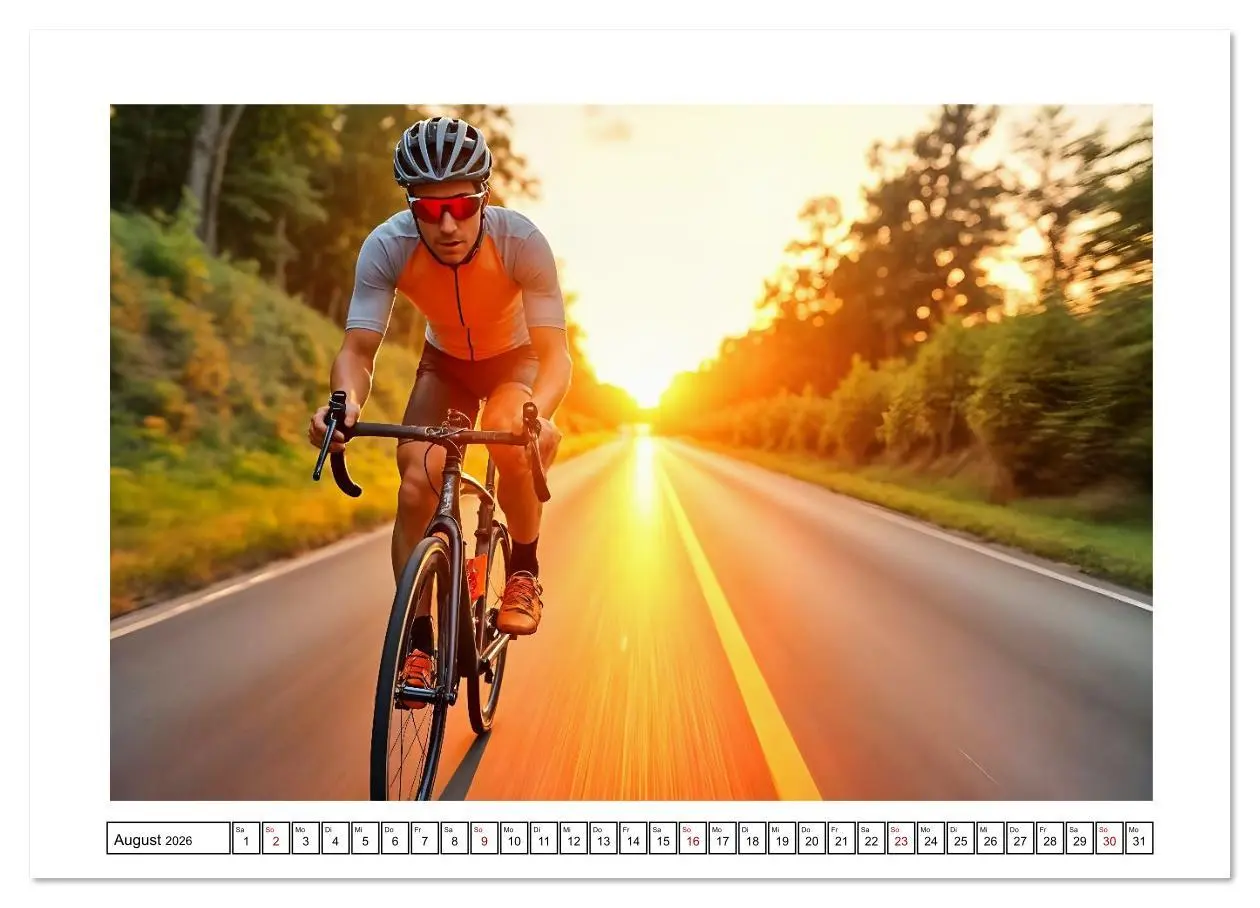 Bild: 9783516631821 | Kilometerkiller - Rennrad-Power im Jahresverlauf (Wandkalender 2026...