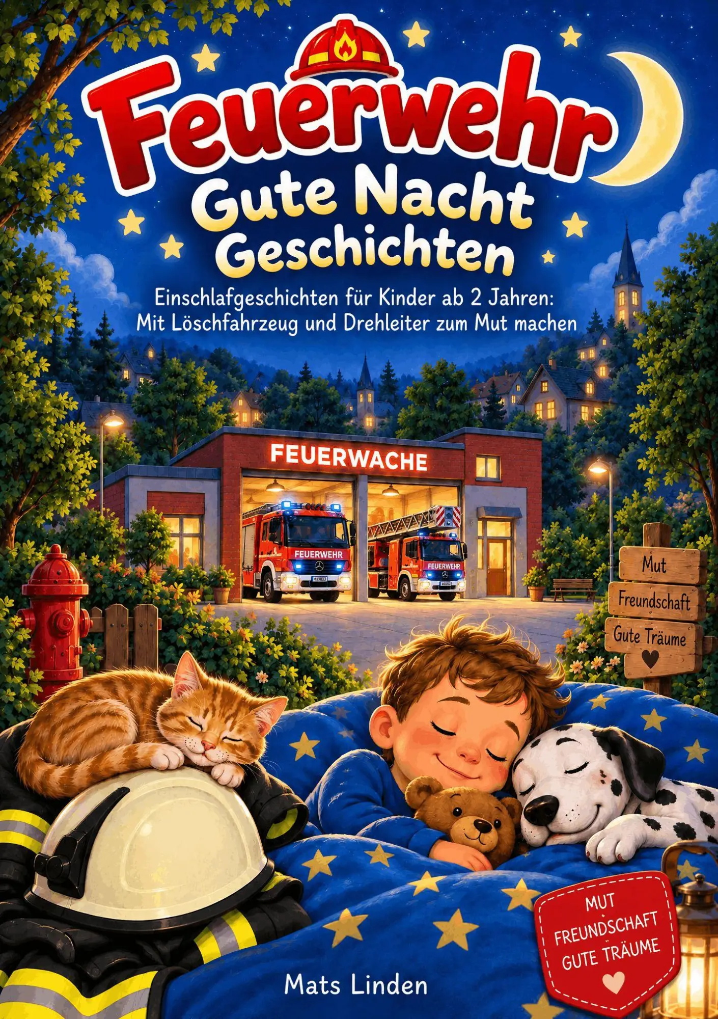 Cover: 9783690331821 | Feuerwehr Gute Nacht Geschichten | Tobias Linden | Taschenbuch | 2026