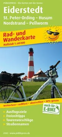 Cover: 9783747301821 | Eiderstedt, St. Peter-Ording - Husum - Nordstrand - Pellworm 1:60 000
