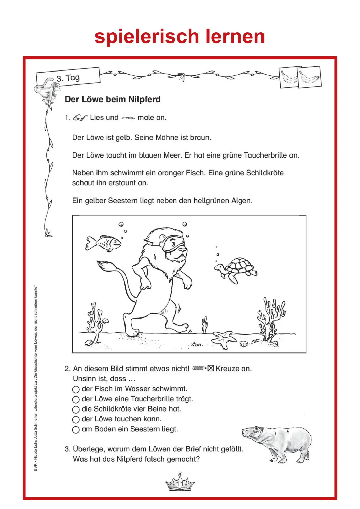 Bild: 9783867401821 | Literaturprojekt zu Die Geschichte vom Löwen, der nicht schreiben...