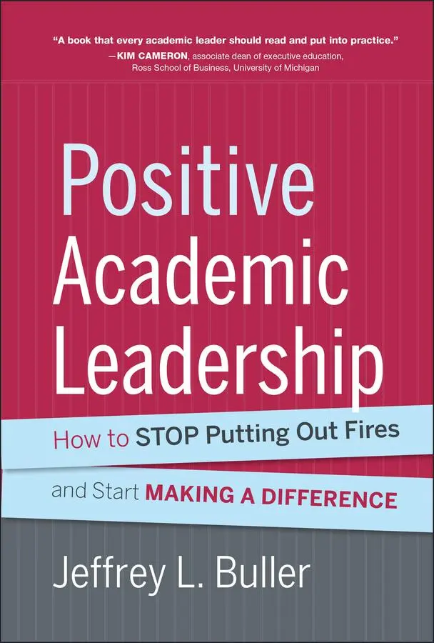 Cover: 9781118531921 | Positive Academic Leadership | Jeffrey L Buller | Buch | 288 S. | 2013