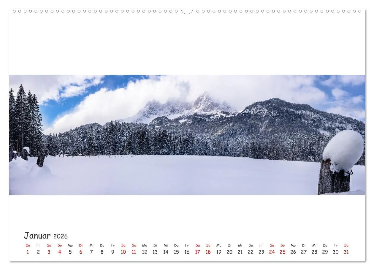 Bild: 9783457601921 | Wilder Kaiser Panorama 2026 (Wandkalender 2026 DIN A2 quer),...