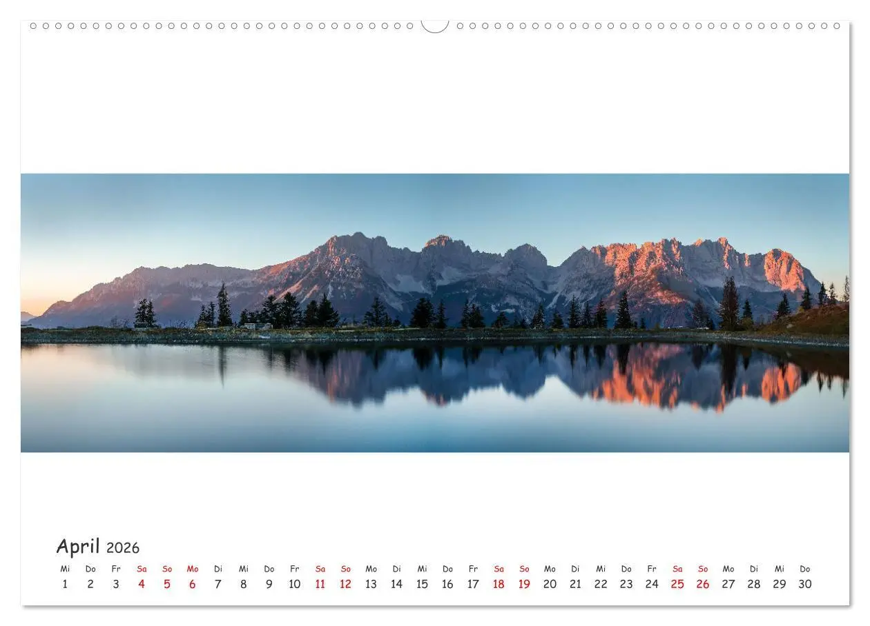 Bild: 9783457601921 | Wilder Kaiser Panorama 2026 (Wandkalender 2026 DIN A2 quer),...