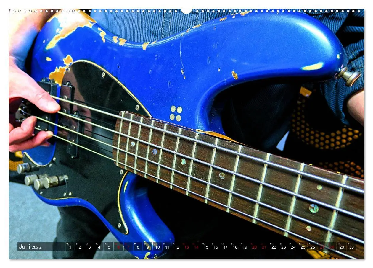 Bild: 9783457771921 | Vintage Gitarren in Szene gesetzt (Wandkalender 2026 DIN A2 quer),...
