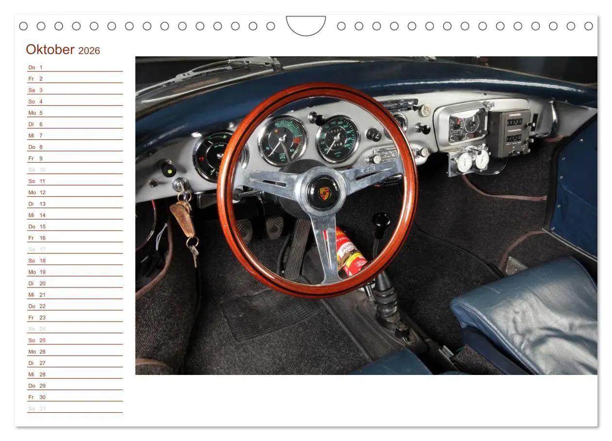 Bild: 9783516001921 | Classic 356 (Wandkalender 2026 DIN A4 quer), CALVENDO Monatskalender