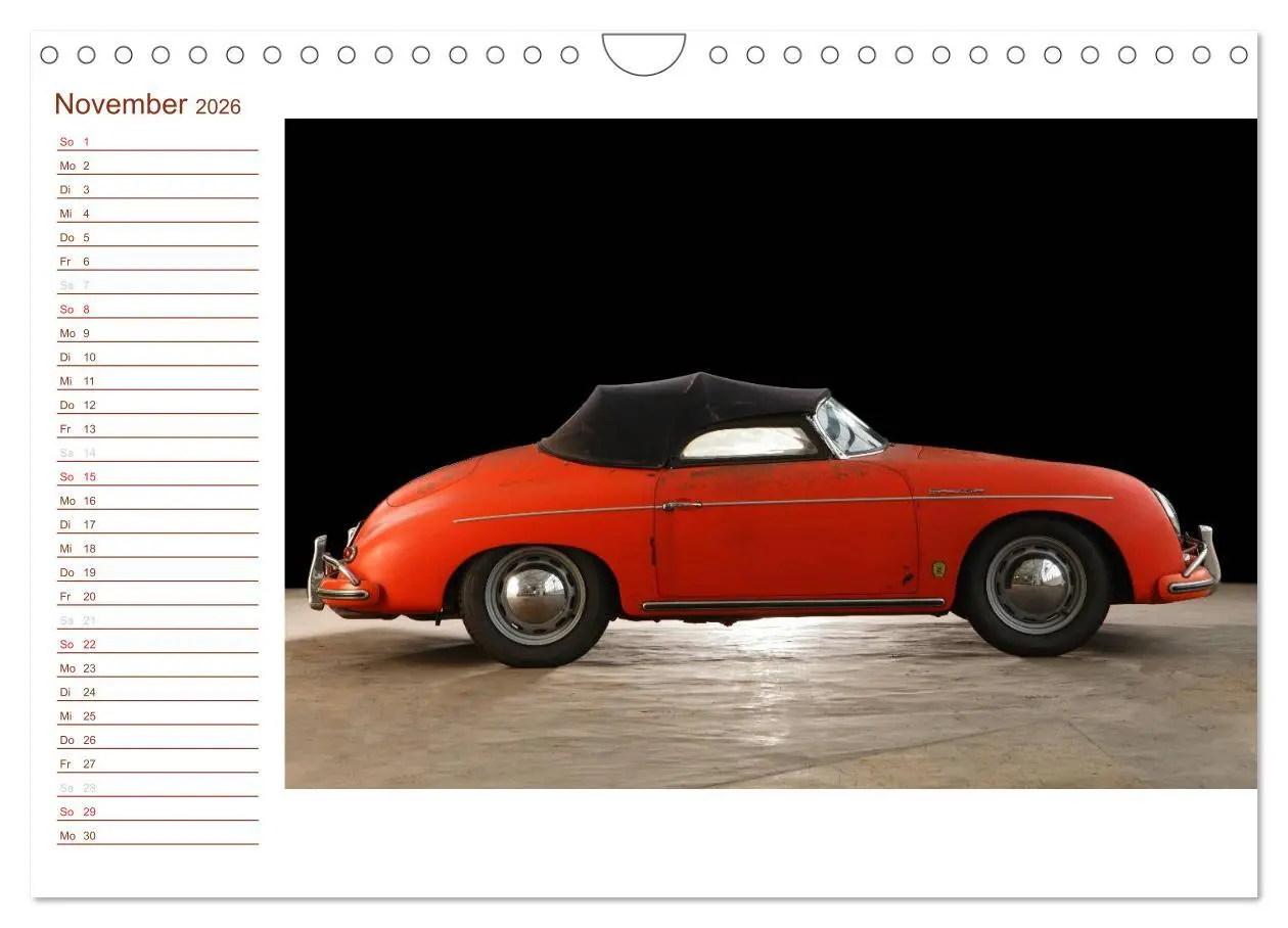 Bild: 9783516001921 | Classic 356 (Wandkalender 2026 DIN A4 quer), CALVENDO Monatskalender