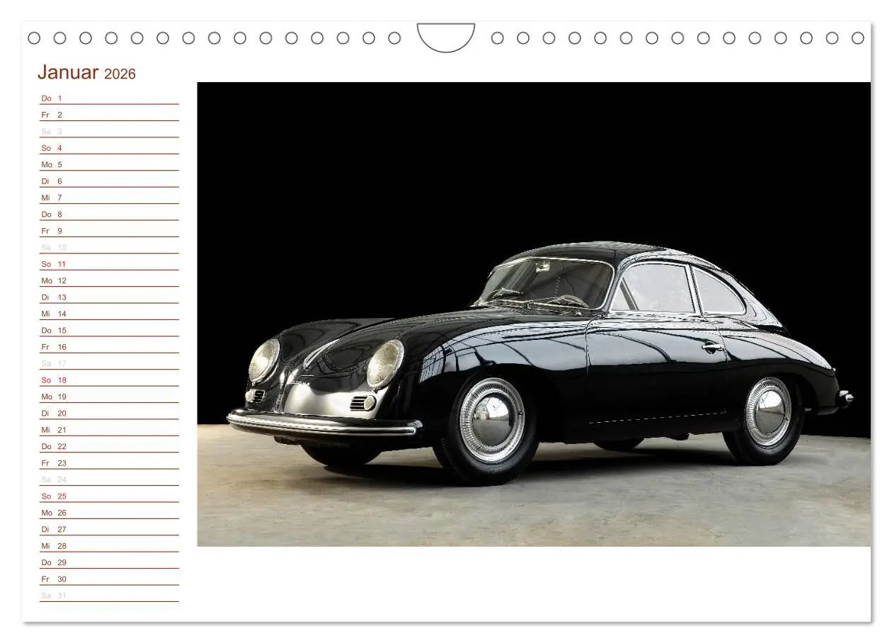 Bild: 9783516001921 | Classic 356 (Wandkalender 2026 DIN A4 quer), CALVENDO Monatskalender
