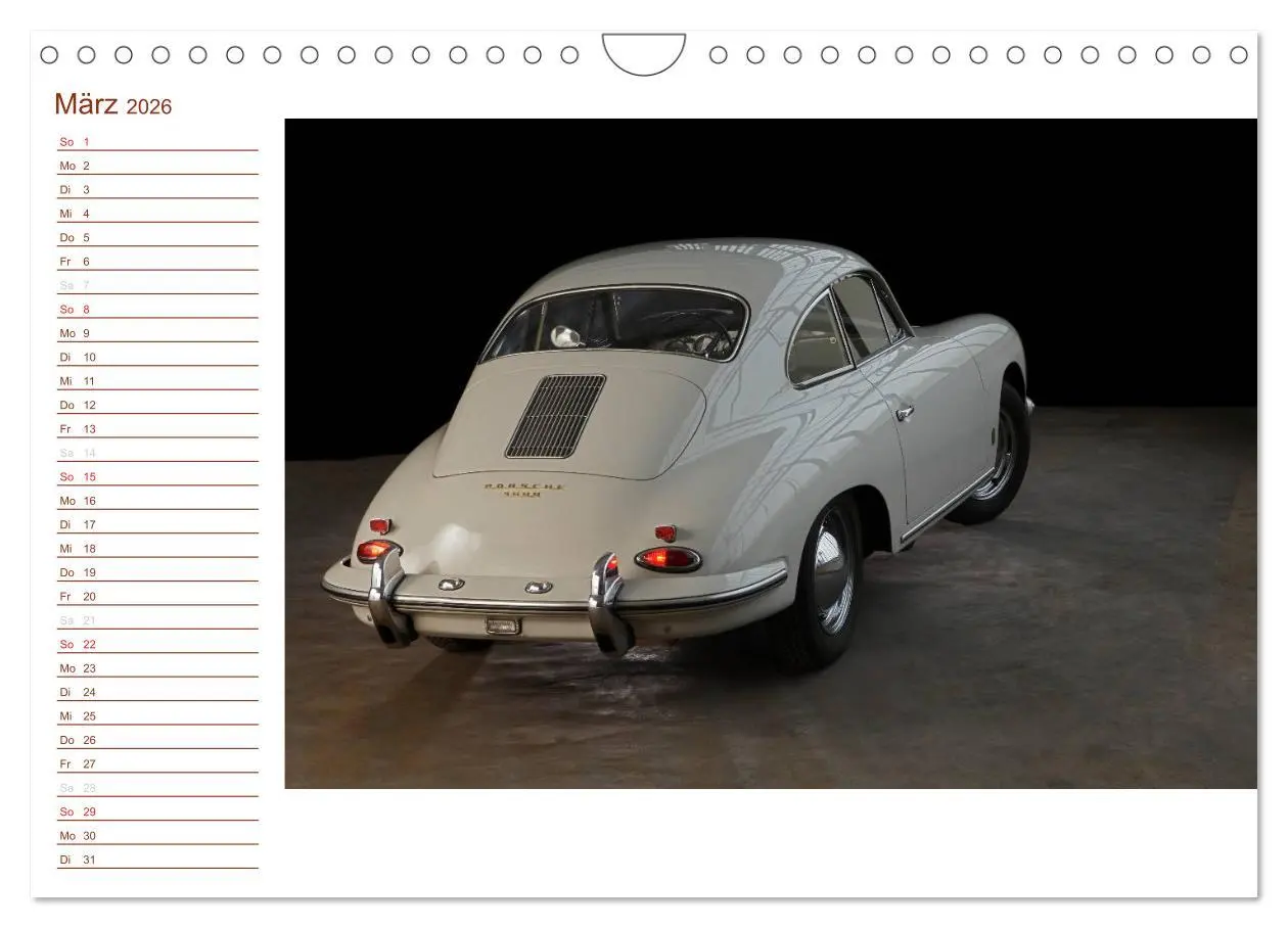 Bild: 9783516001921 | Classic 356 (Wandkalender 2026 DIN A4 quer), CALVENDO Monatskalender