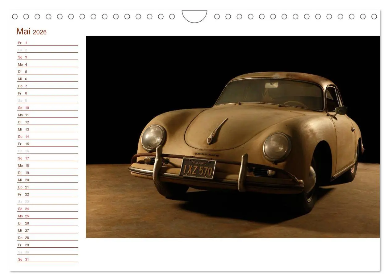Bild: 9783516001921 | Classic 356 (Wandkalender 2026 DIN A4 quer), CALVENDO Monatskalender