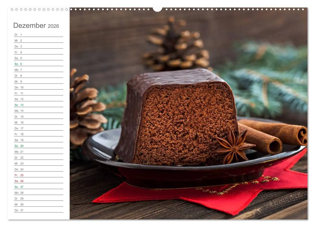 Bild: 9783516171921 | Mhhh ... Kuchenzeit Mein Küchenplaner (Wandkalender 2026 DIN A2...