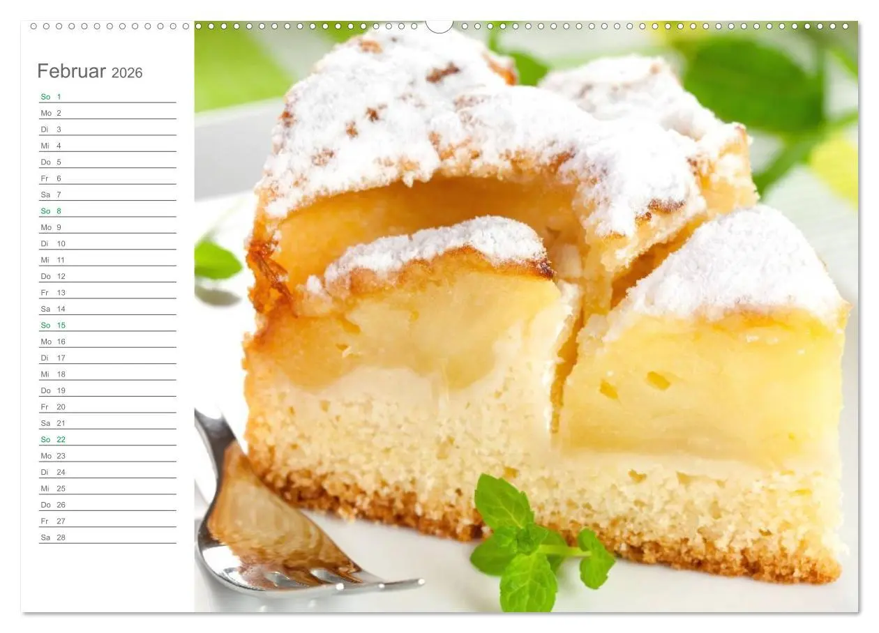 Bild: 9783516171921 | Mhhh ... Kuchenzeit Mein Küchenplaner (Wandkalender 2026 DIN A2...