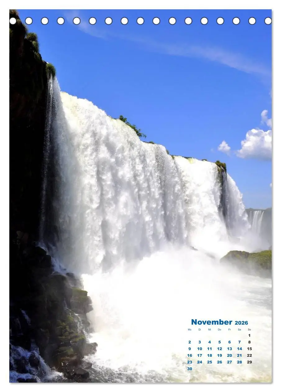 Bild: 9783516481921 | Wasserfälle Südamerikas - Iguazu Wasserfälle (Tischkalender 2026...
