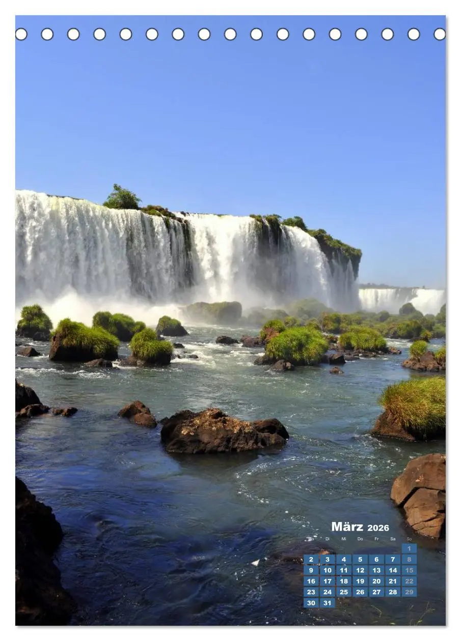 Bild: 9783516481921 | Wasserfälle Südamerikas - Iguazu Wasserfälle (Tischkalender 2026...