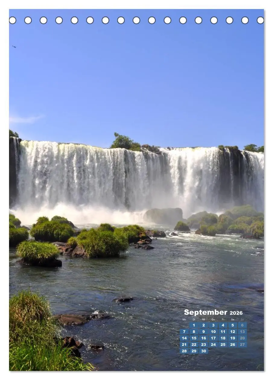 Bild: 9783516481921 | Wasserfälle Südamerikas - Iguazu Wasserfälle (Tischkalender 2026...