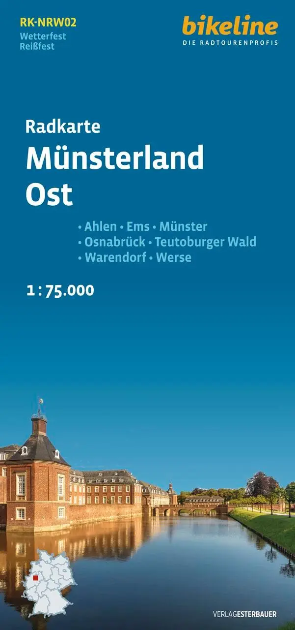 Cover: 9783711101921 | Radkarte Münsterland Ost (RK-NRW02) | Esterbauer Verlag | (Land-)Karte