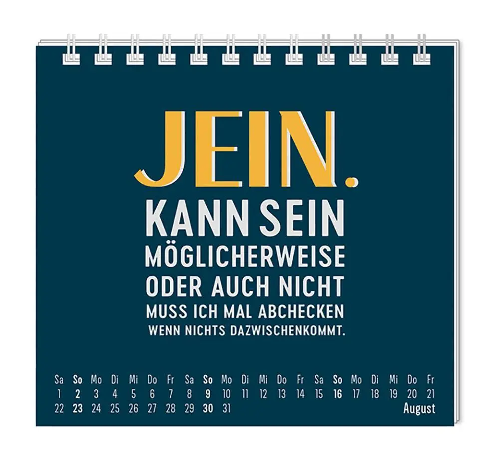 Bild: 9783986361921 | Mini-Kalender 2026 Nett kann ich auch | Mini-Kalender | Original