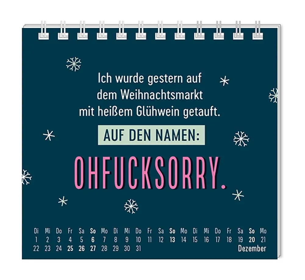 Bild: 9783986361921 | Mini-Kalender 2026 Nett kann ich auch | Mini-Kalender | Original