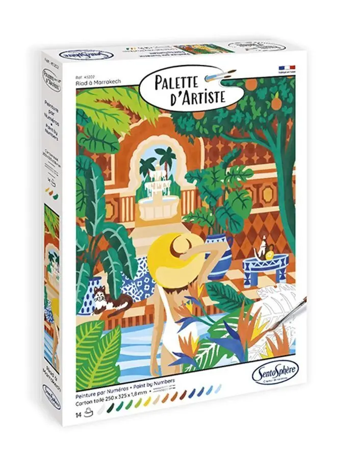 Cover: 3373910452021 | SENTOSPHÈRE - Malen nach Zahlen Marrakesch | In Karton | 3945202