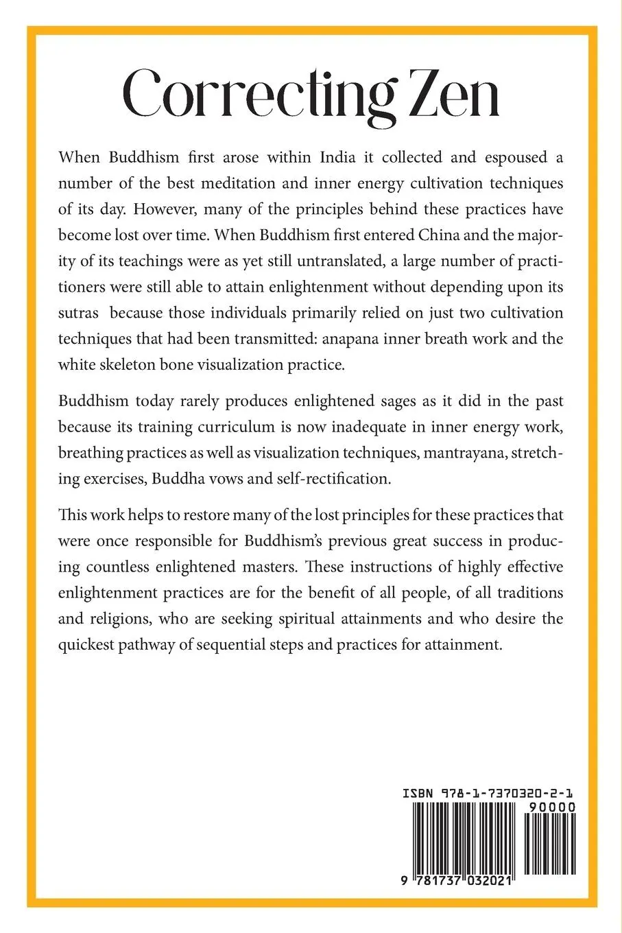 Rückseite: 9781737032021 | Correcting Zen | William Bodri | Taschenbuch | Englisch | 2023