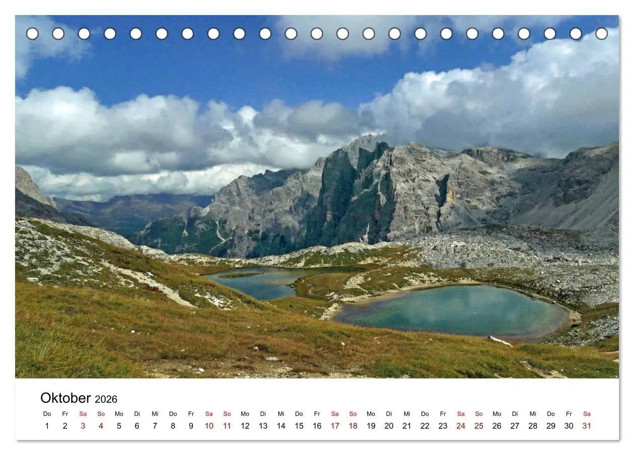 Bild: 9783457732021 | Wunderschöne Landschaften in den Alpen (Tischkalender 2026 DIN A5...