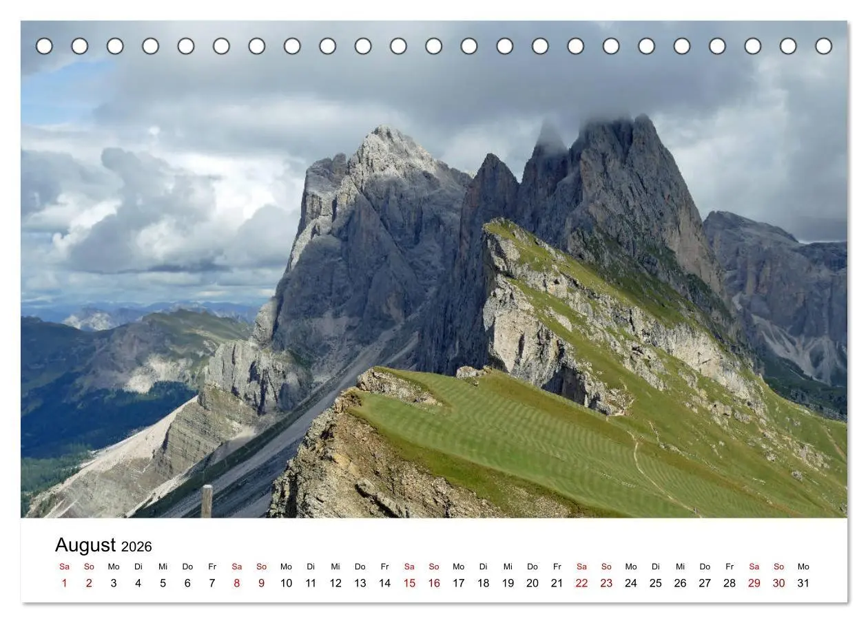 Bild: 9783457732021 | Wunderschöne Landschaften in den Alpen (Tischkalender 2026 DIN A5...