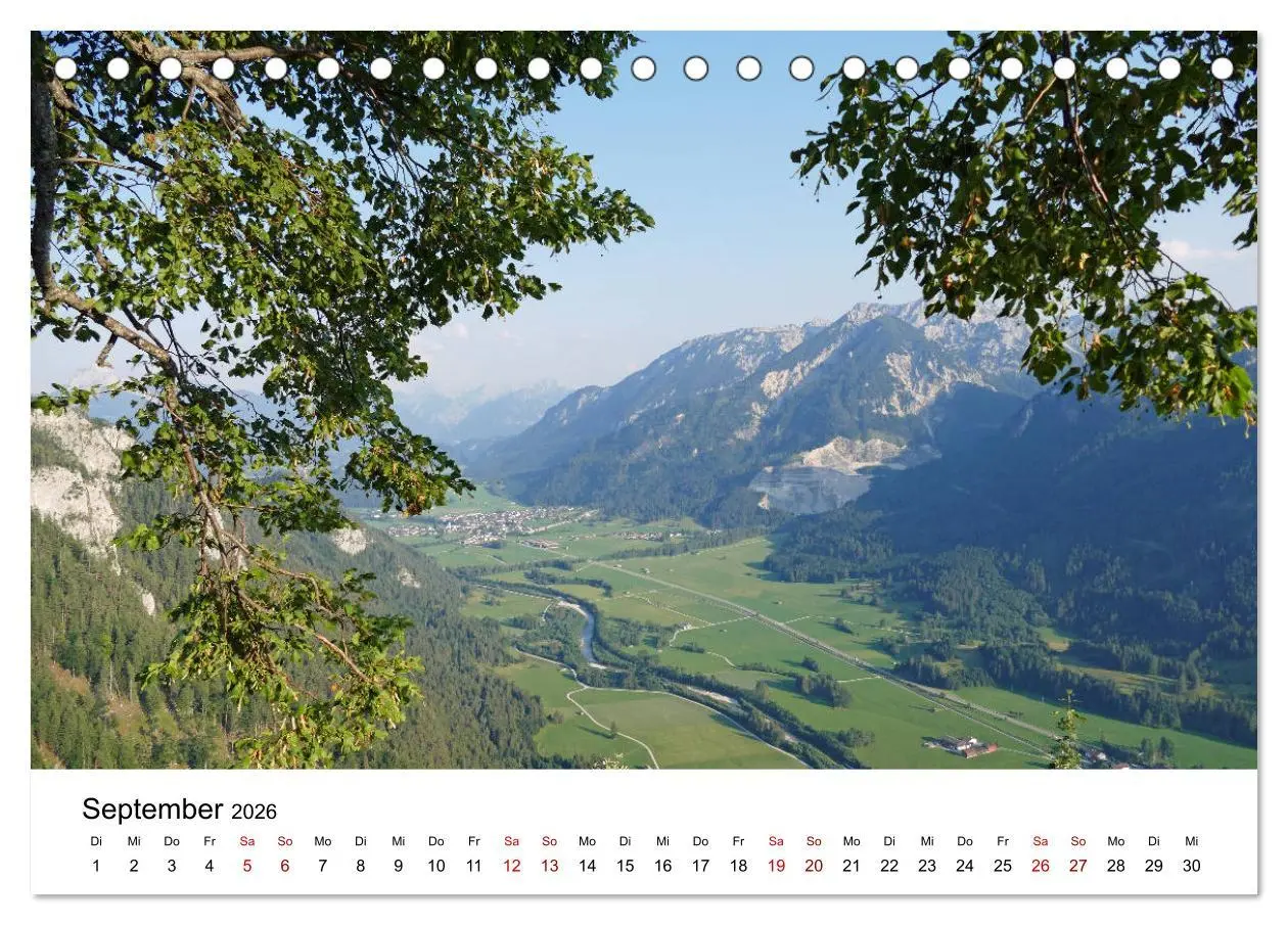 Bild: 9783457732021 | Wunderschöne Landschaften in den Alpen (Tischkalender 2026 DIN A5...