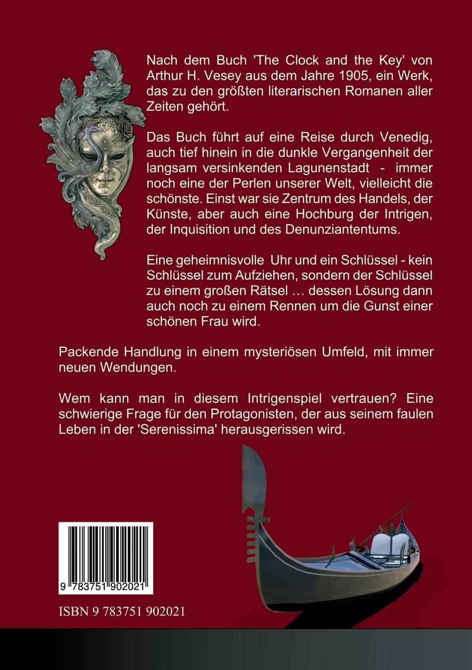 Rückseite: 9783751902021 | Die Uhr und der Schlüssel | The Clock and the Key | Thomas M. Meine