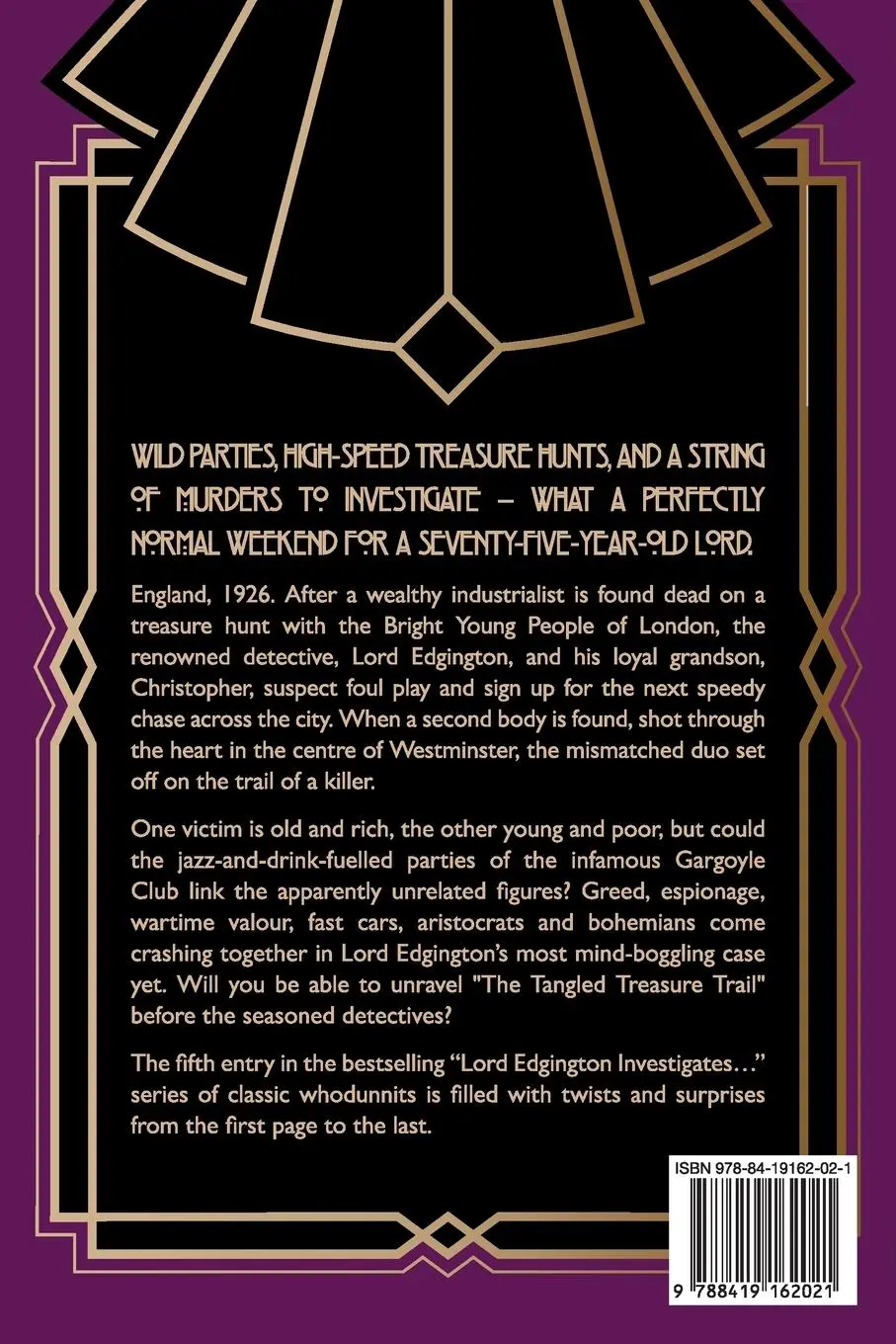 Rückseite: 9788419162021 | The Tangled Treasure Trail | A 1920s Mystery | Benedict Brown | Buch