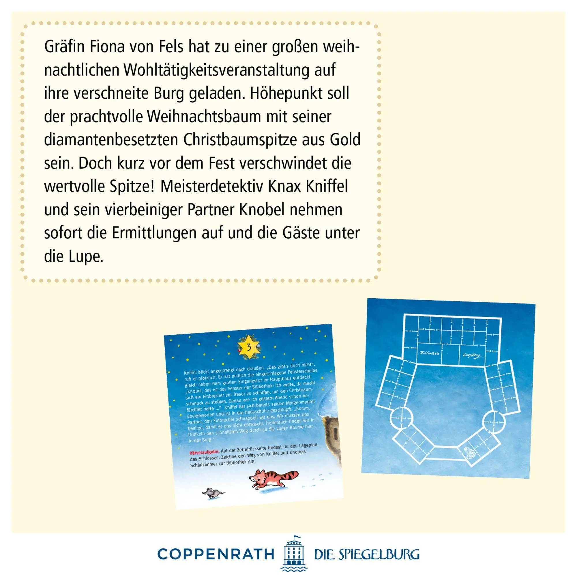 Bild: 4050003972121 | Zettel-Adventskalender - Weihnachtsraub auf Burg Felsenfest | Kalender