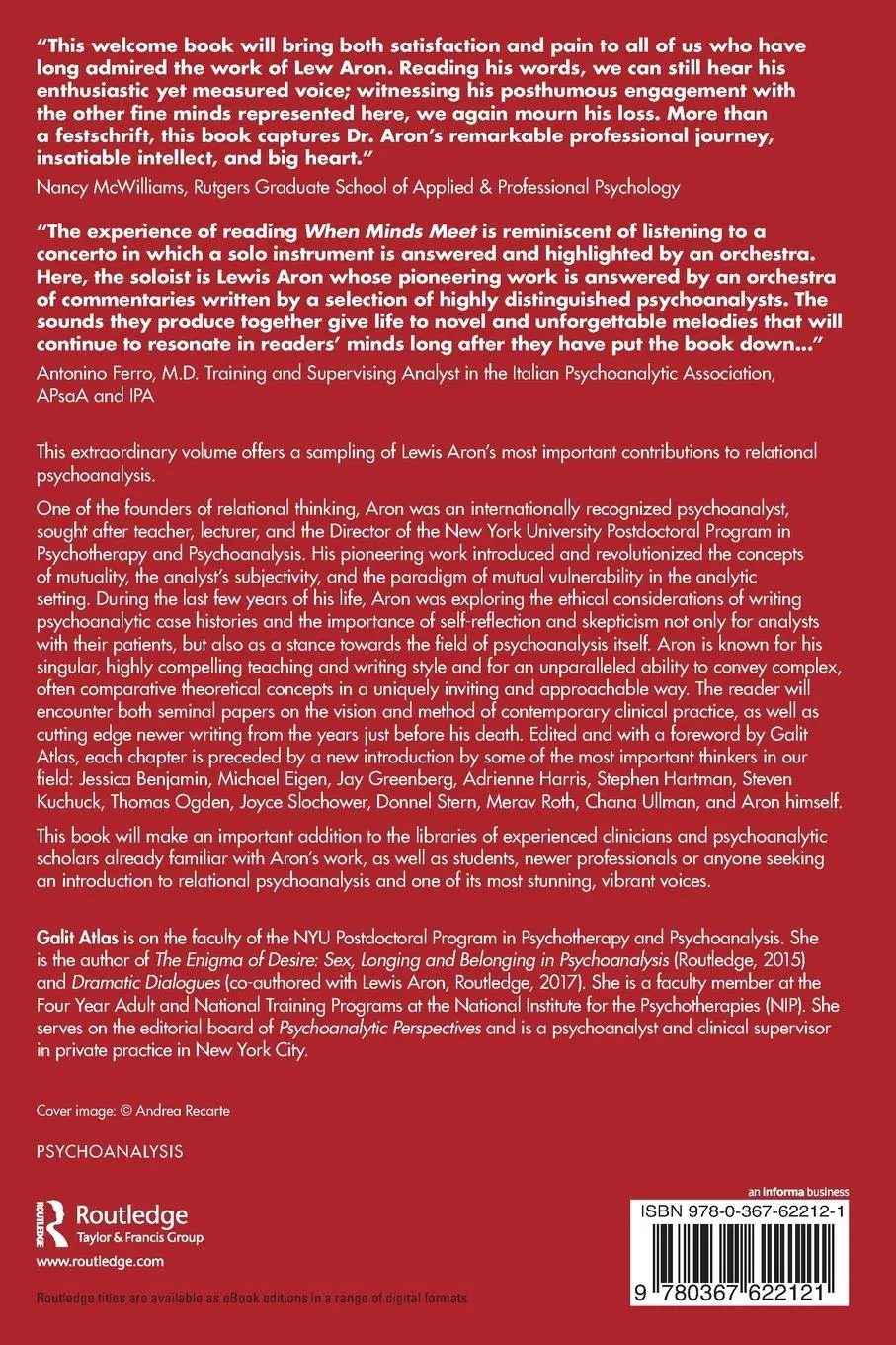 Rückseite: 9780367622121 | When Minds Meet | The Work of Lewis Aron | Galit Atlas | Taschenbuch
