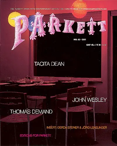 Cover: 9783907582121 | Dean, Tacita /Demand, Thomas /Wesley, John | Bice Curiger (u. a.)