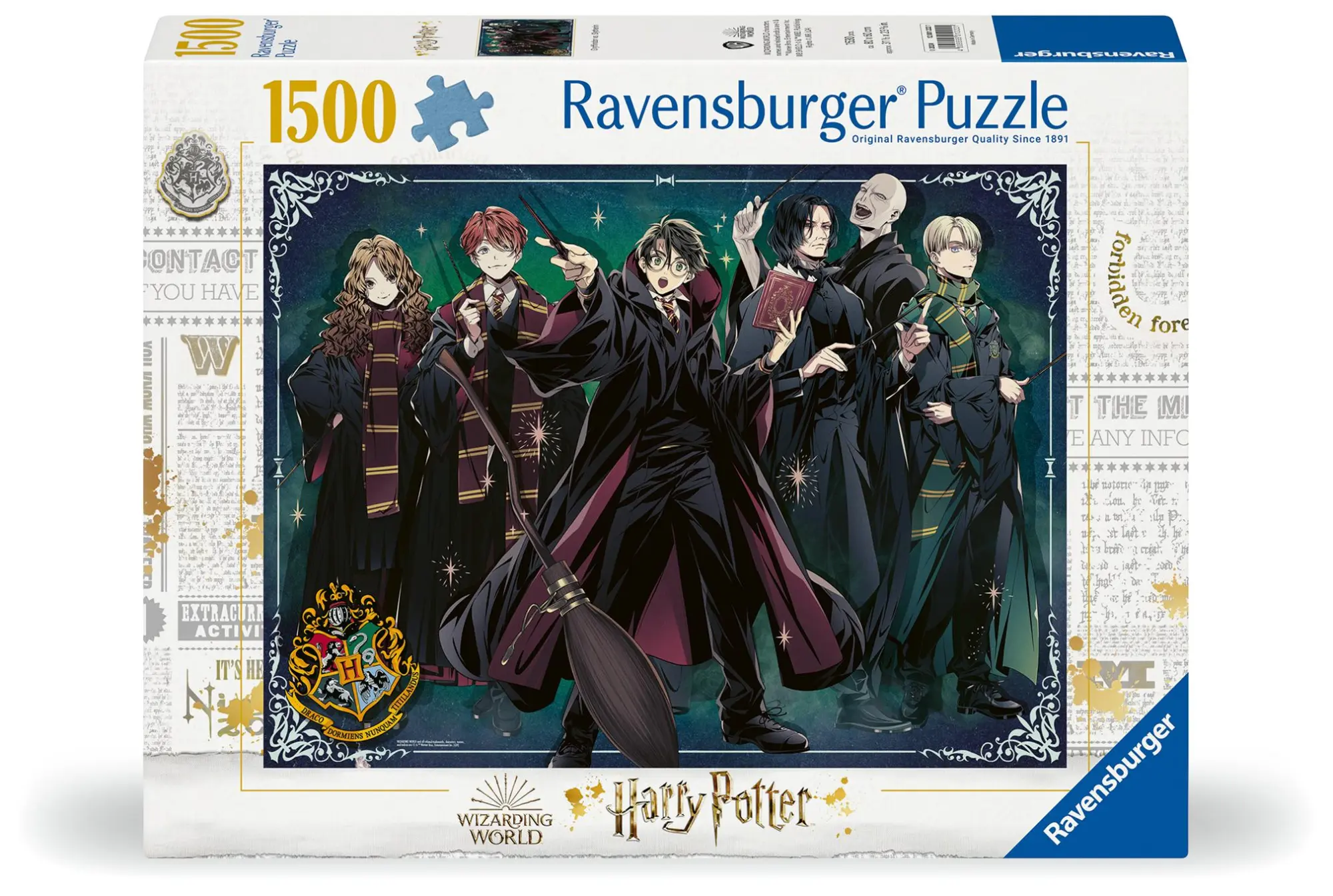 Cover: 4005555012221 | Erwachsenenpuzzle 1500 Teile - Harry Potter - Gryffindor vs. Slytherin