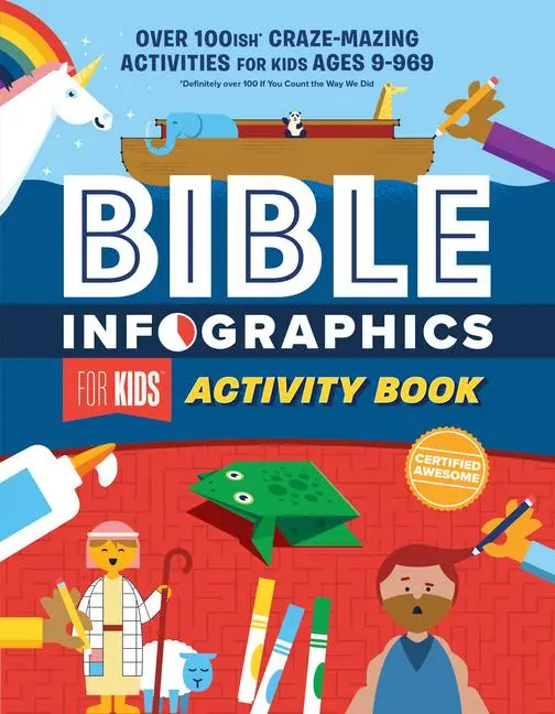 Cover: 9780736982221 | Bible Infographics for Kids Activity Book | Harvest House Publishers