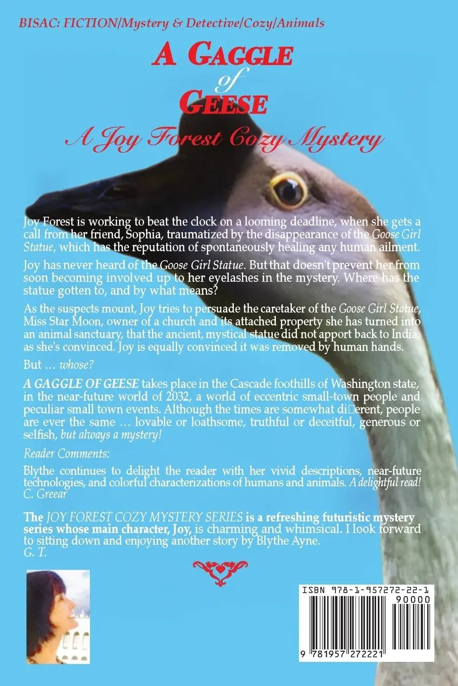 Rückseite: 9781957272221 | A Gaggle of Geese | A Joy Forest Cozy Mystery | Blythe Ayne | Buch