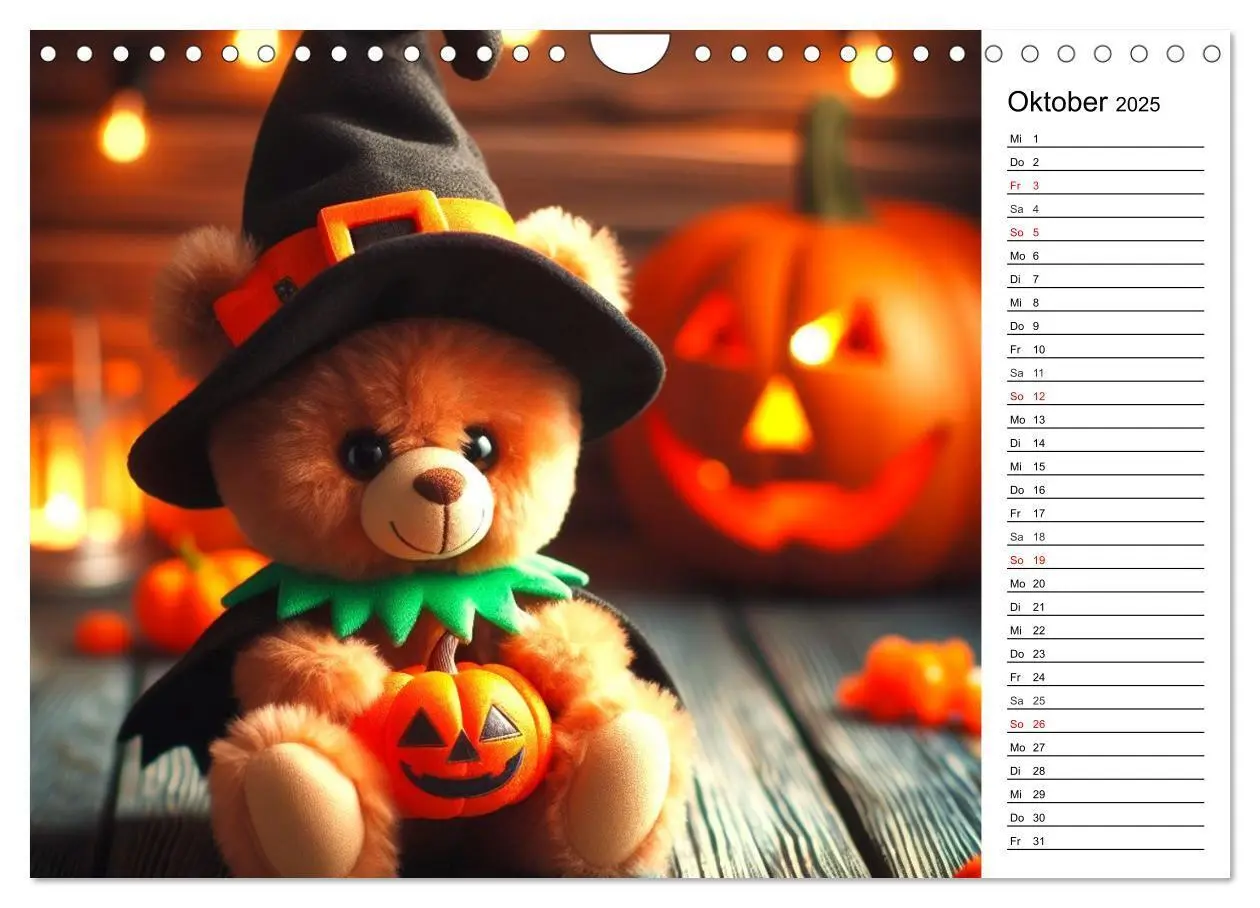 Bild: 9783383772221 | Teddys - Die Jahresreise der KI-Teddybären (Wandkalender 2025 DIN...
