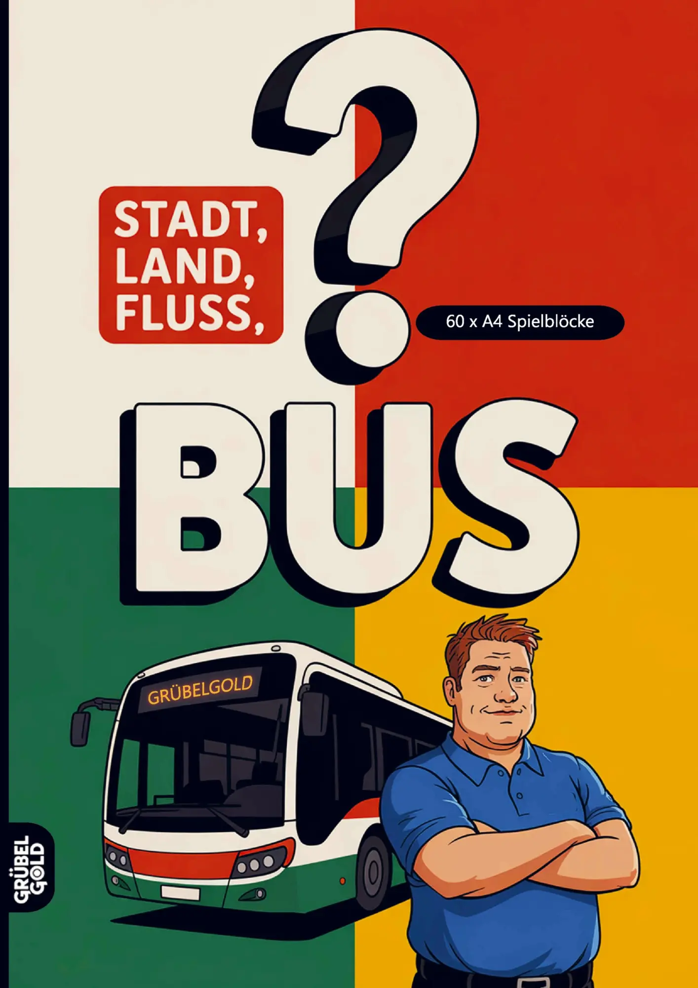 Cover: 9783693192221 | Stadt, Land, Fluss, Bus | Grübelgold Rätselhefte | Taschenbuch | 68 S.