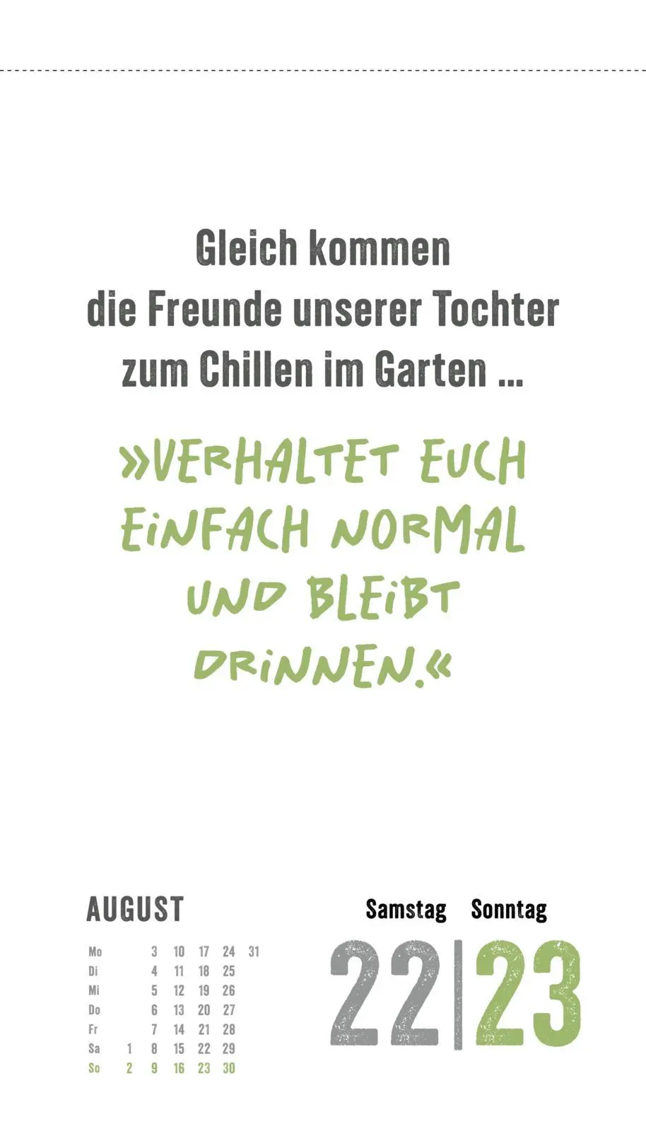 Bild: 9783830322221 | Chill mal dein Leben! - Überleben mit Teenagern 2026 | Lappan Verlag