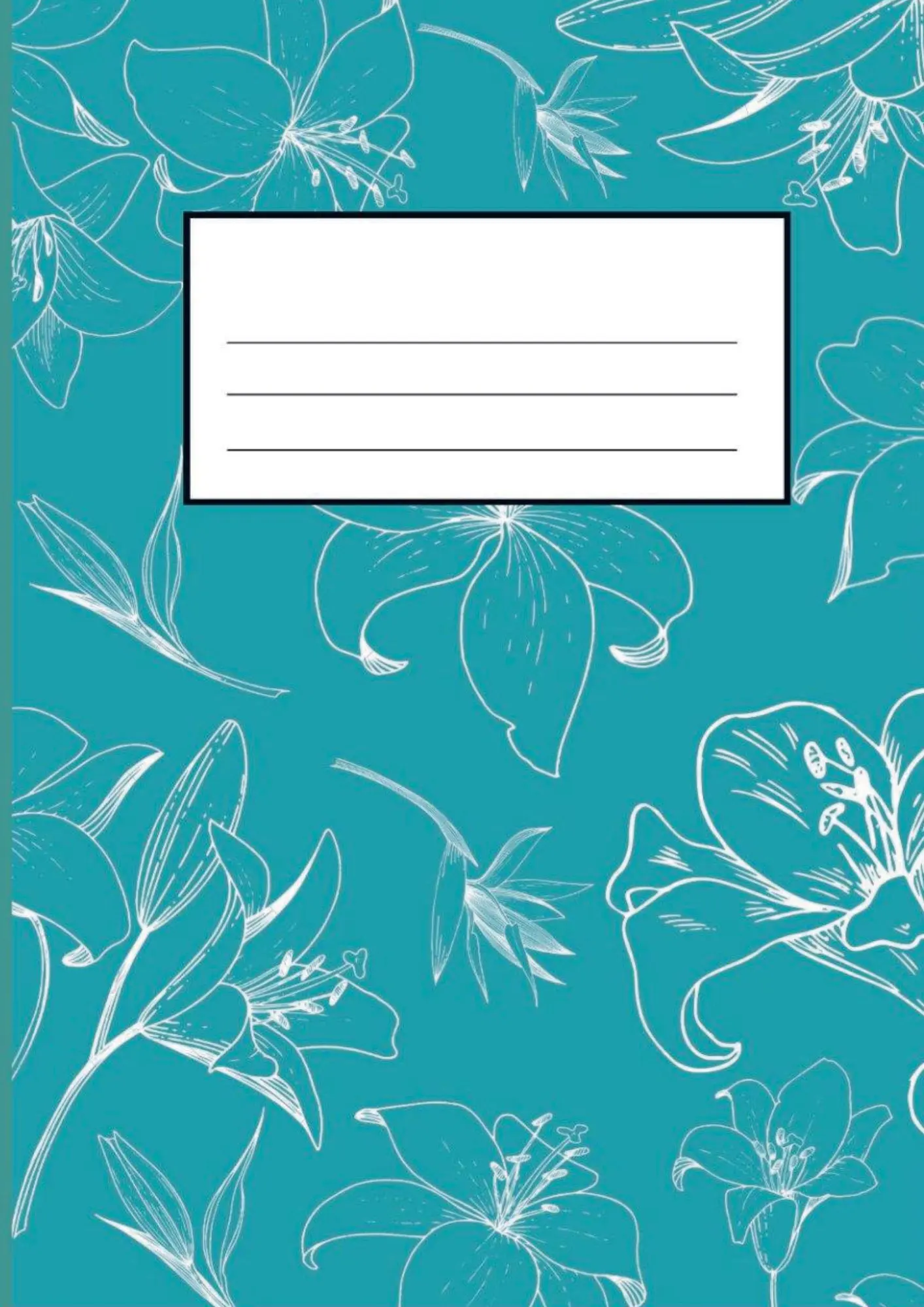 Cover: 9789403722221 | Schulhefte College Ruled | Notebooks For School | Ella Mutberg | Buch
