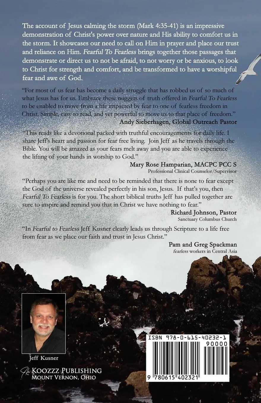 Rückseite: 9780615402321 | Fearful to Fearless | Jeff Kusner | Taschenbuch | Englisch | 2010