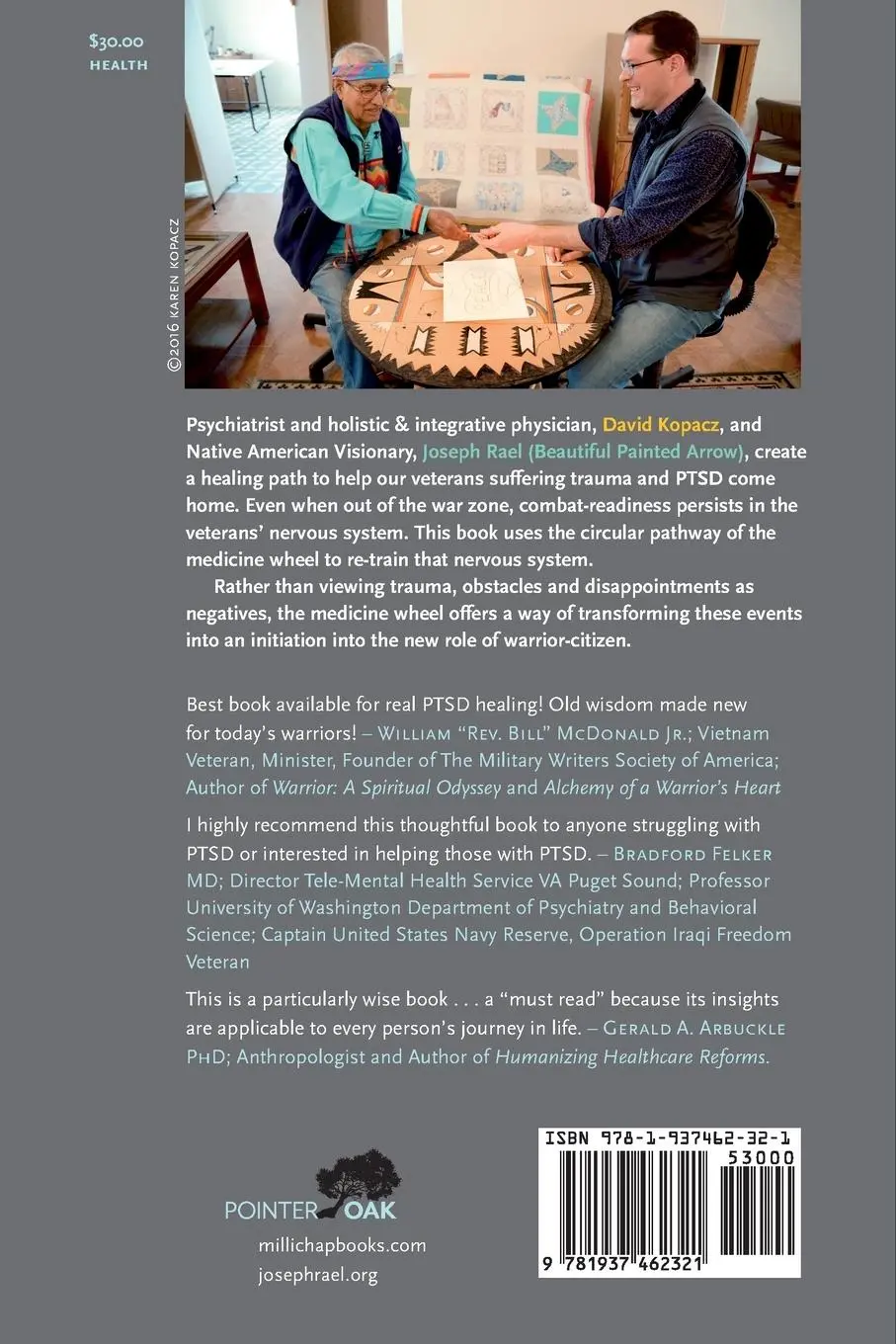 Rückseite: 9781937462321 | Walking the Medicine Wheel | Healing Trauma &amp; PTSD | Kopacz (u. a.)