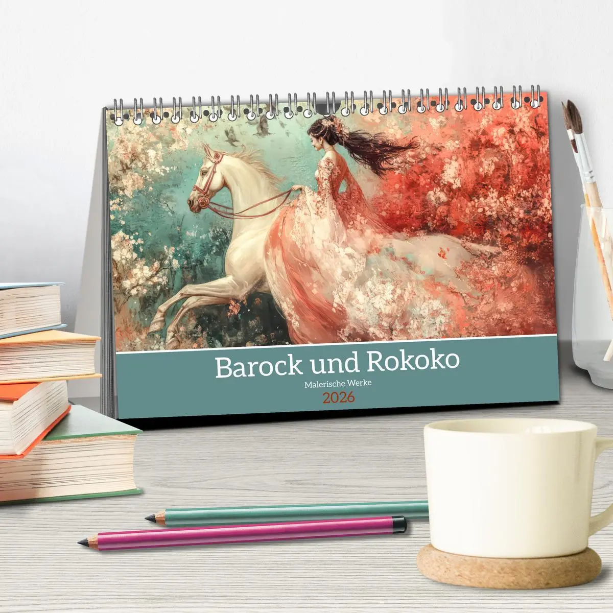 Bild: 9783457252321 | Barock und Rokoko - Malerische Werke (Tischkalender 2026 DIN A5...